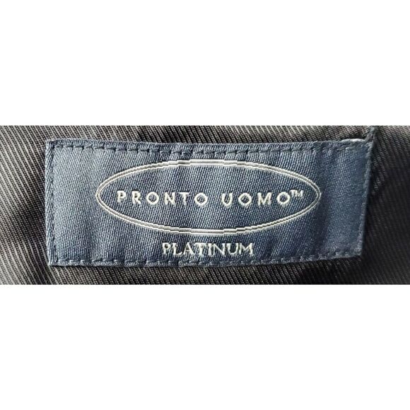 Pronto Uomo Platnium Wool Blend Sport Coat 50 Regular Blazer Gray Suit Jacket - Picture 8 of 11